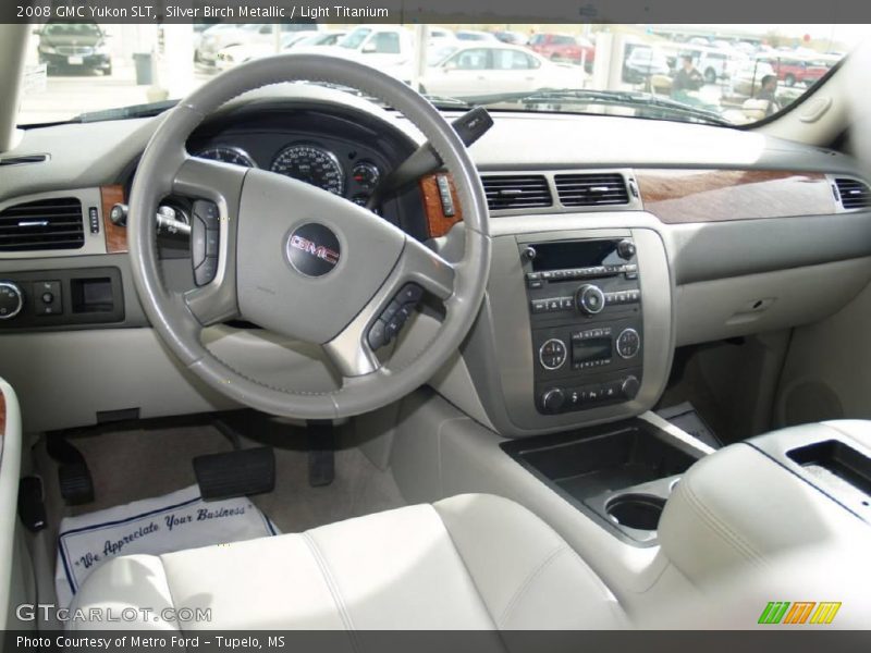 Silver Birch Metallic / Light Titanium 2008 GMC Yukon SLT