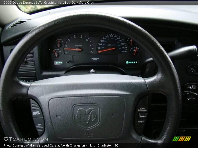 Graphite Metallic / Dark Slate Gray 2002 Dodge Durango SLT