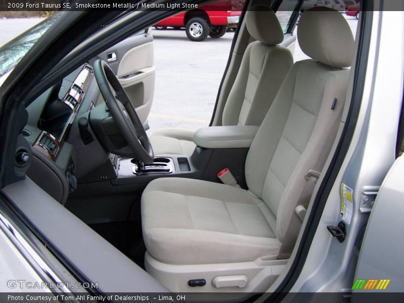 Smokestone Metallic / Medium Light Stone 2009 Ford Taurus SE