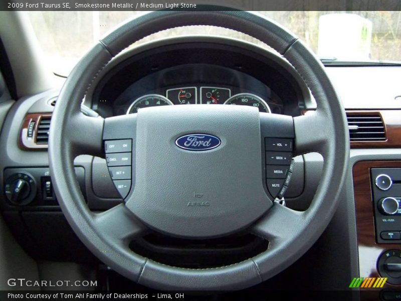 Smokestone Metallic / Medium Light Stone 2009 Ford Taurus SE