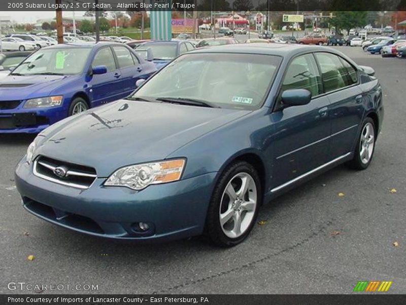 Atlantic Blue Pearl / Taupe 2005 Subaru Legacy 2.5 GT Sedan