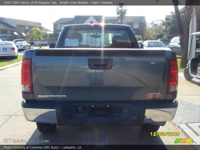 Stealth Gray Metallic / Dark Titanium 2007 GMC Sierra 1500 Regular Cab