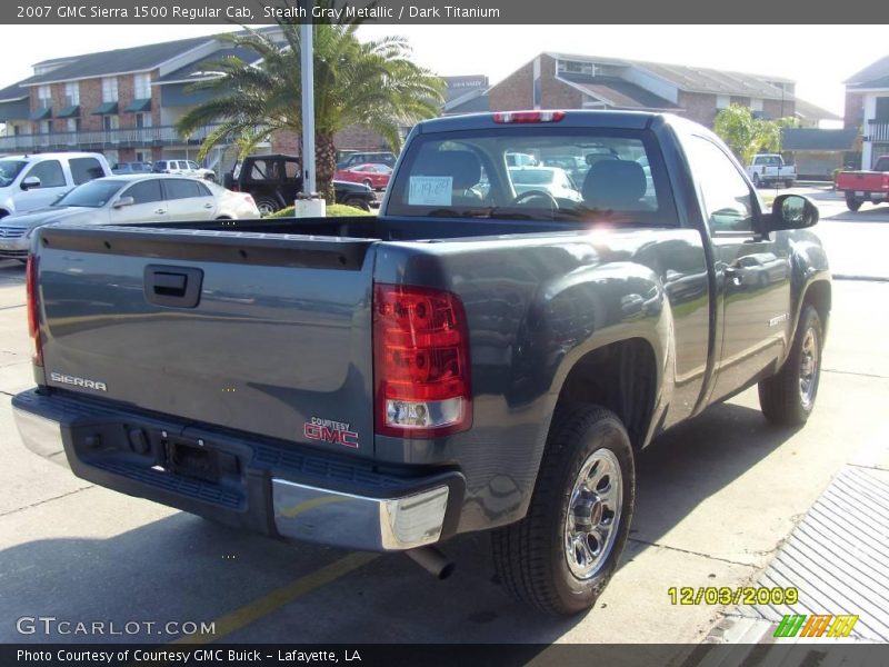 Stealth Gray Metallic / Dark Titanium 2007 GMC Sierra 1500 Regular Cab