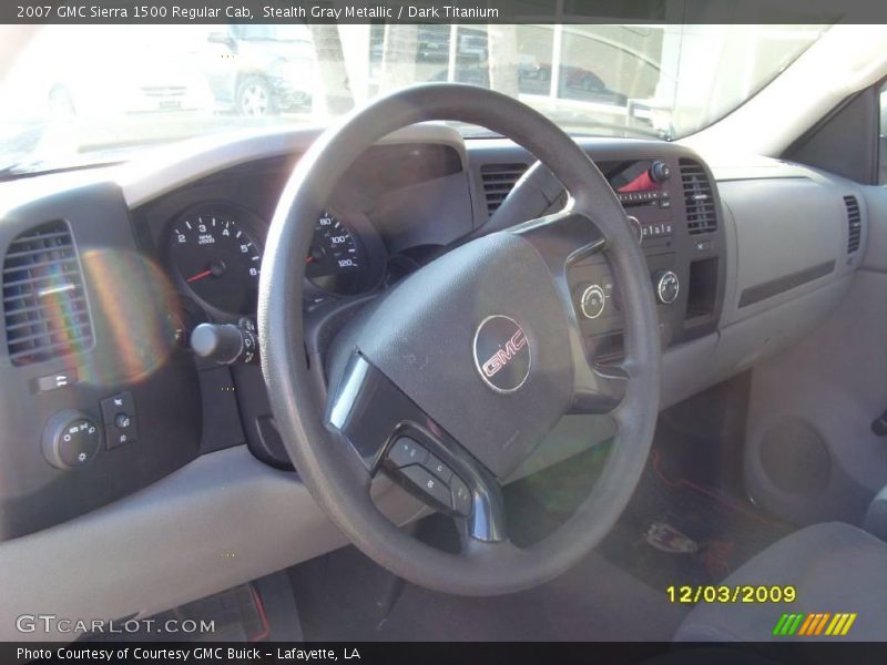 Stealth Gray Metallic / Dark Titanium 2007 GMC Sierra 1500 Regular Cab