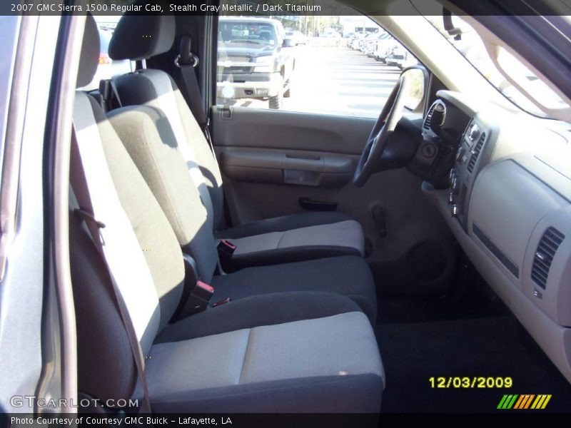 Stealth Gray Metallic / Dark Titanium 2007 GMC Sierra 1500 Regular Cab
