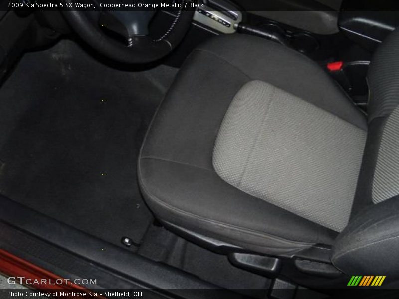 Copperhead Orange Metallic / Black 2009 Kia Spectra 5 SX Wagon