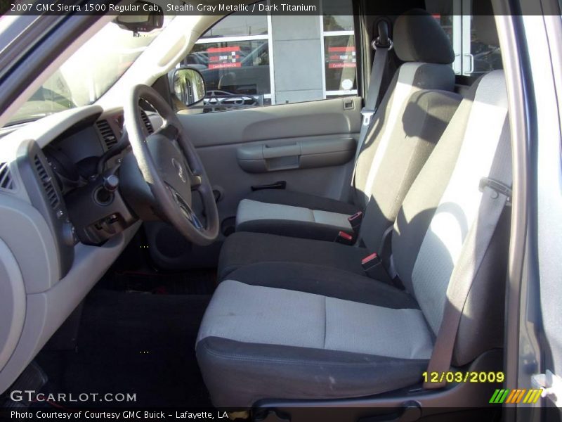 Stealth Gray Metallic / Dark Titanium 2007 GMC Sierra 1500 Regular Cab