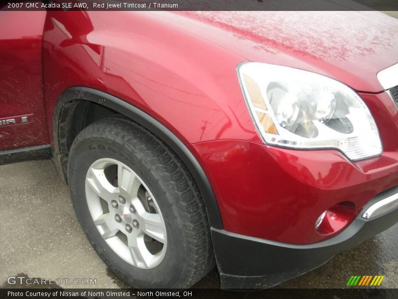 Red Jewel Tintcoat / Titanium 2007 GMC Acadia SLE AWD