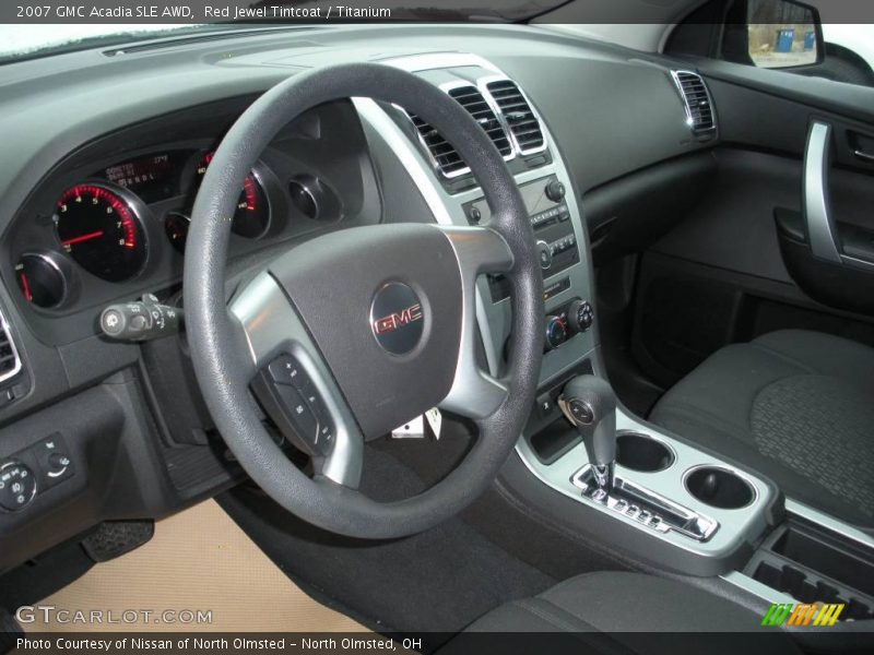 Red Jewel Tintcoat / Titanium 2007 GMC Acadia SLE AWD