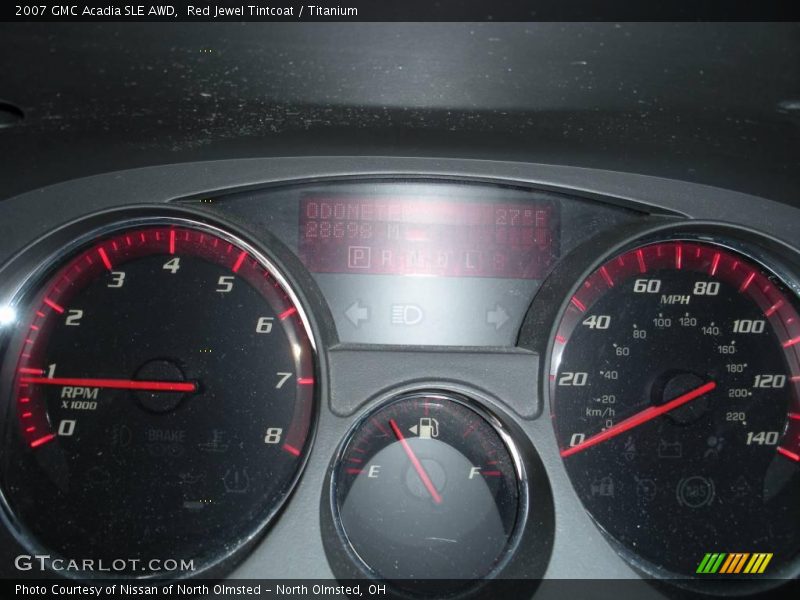 Red Jewel Tintcoat / Titanium 2007 GMC Acadia SLE AWD
