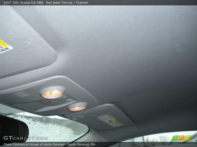 Red Jewel Tintcoat / Titanium 2007 GMC Acadia SLE AWD