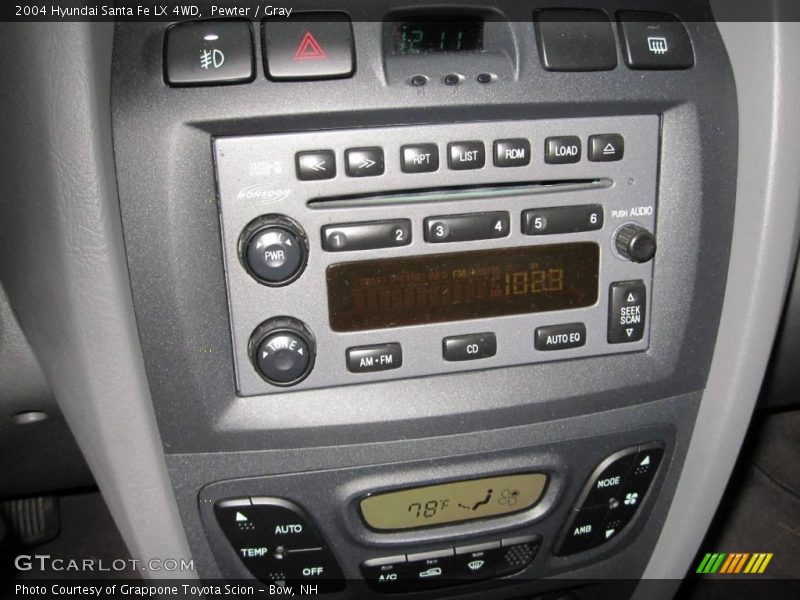 Pewter / Gray 2004 Hyundai Santa Fe LX 4WD