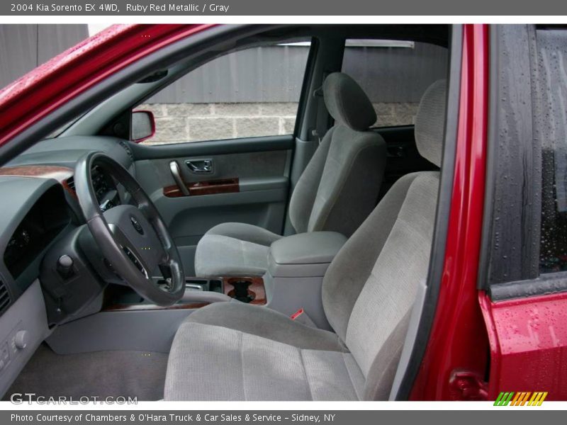 Ruby Red Metallic / Gray 2004 Kia Sorento EX 4WD