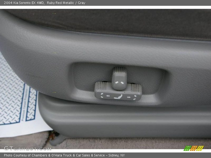 Ruby Red Metallic / Gray 2004 Kia Sorento EX 4WD