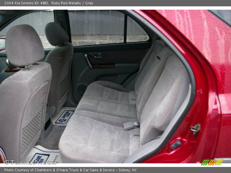 Ruby Red Metallic / Gray 2004 Kia Sorento EX 4WD