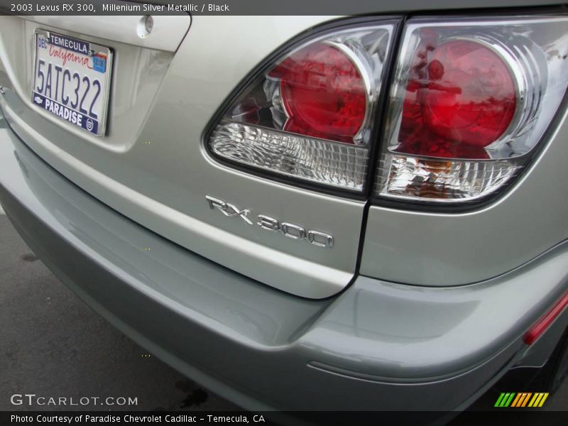 Millenium Silver Metallic / Black 2003 Lexus RX 300