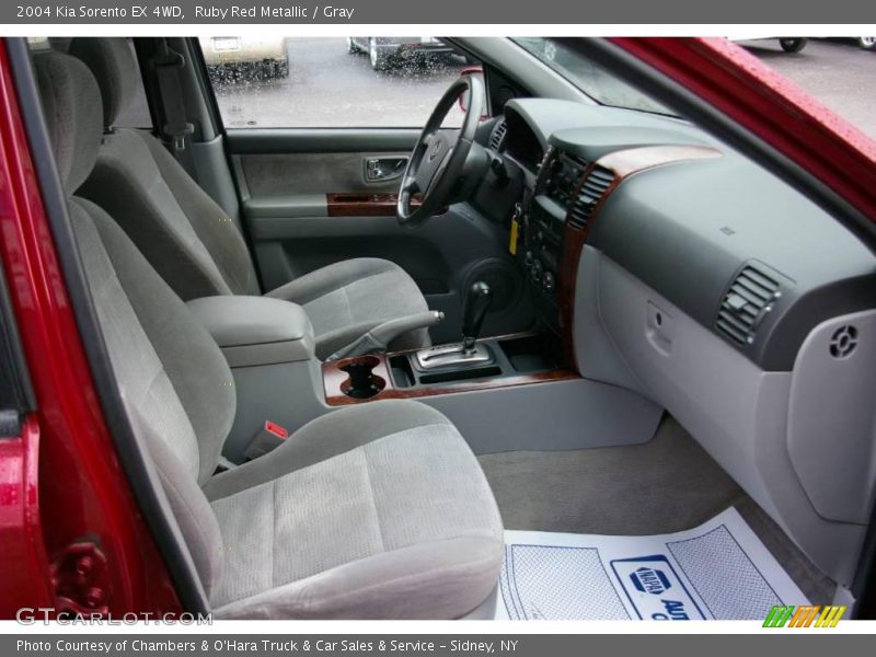 Ruby Red Metallic / Gray 2004 Kia Sorento EX 4WD