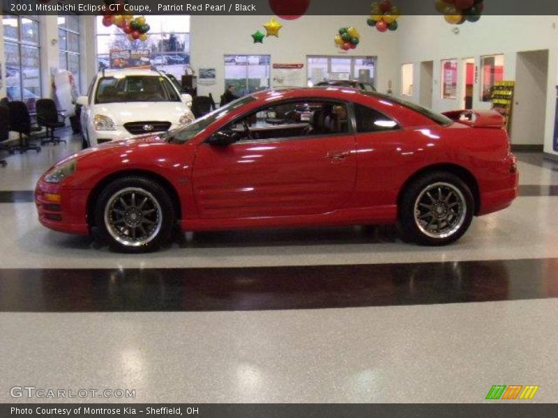 Patriot Red Pearl / Black 2001 Mitsubishi Eclipse GT Coupe