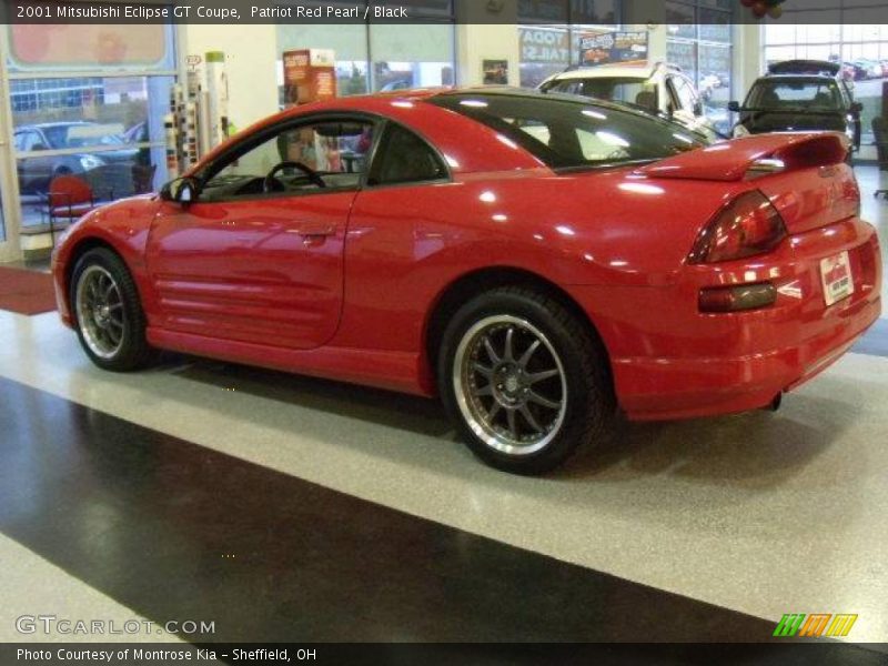 Patriot Red Pearl / Black 2001 Mitsubishi Eclipse GT Coupe