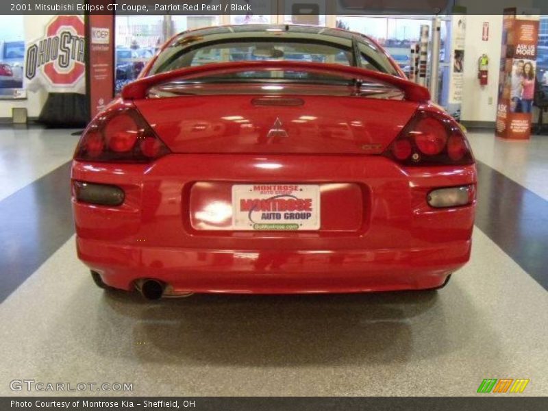 Patriot Red Pearl / Black 2001 Mitsubishi Eclipse GT Coupe