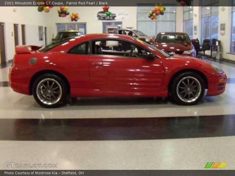 Patriot Red Pearl / Black 2001 Mitsubishi Eclipse GT Coupe