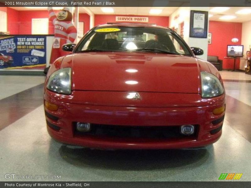 Patriot Red Pearl / Black 2001 Mitsubishi Eclipse GT Coupe