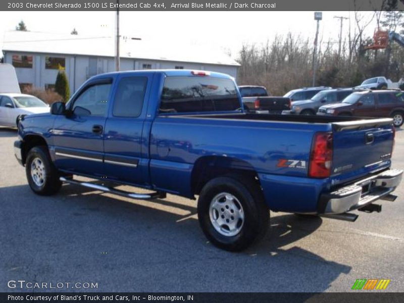 Arrival Blue Metallic / Dark Charcoal 2003 Chevrolet Silverado 1500 LS Extended Cab 4x4