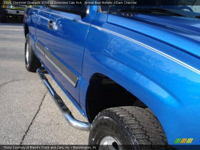 Arrival Blue Metallic / Dark Charcoal 2003 Chevrolet Silverado 1500 LS Extended Cab 4x4