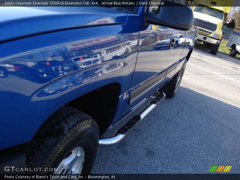 Arrival Blue Metallic / Dark Charcoal 2003 Chevrolet Silverado 1500 LS Extended Cab 4x4