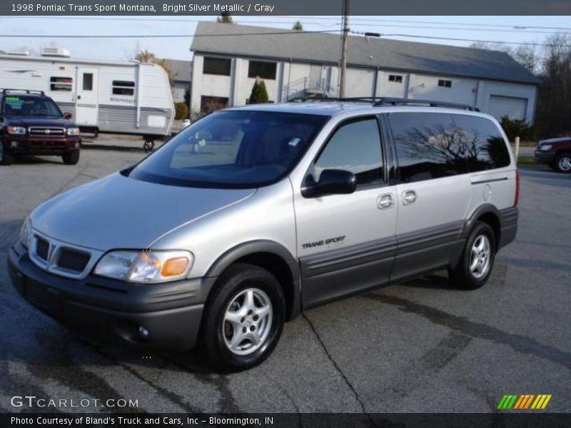 Bright Silver Metallic / Gray 1998 Pontiac Trans Sport Montana