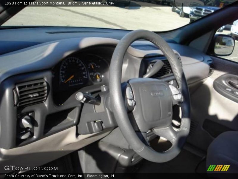 Bright Silver Metallic / Gray 1998 Pontiac Trans Sport Montana
