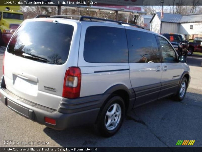 Bright Silver Metallic / Gray 1998 Pontiac Trans Sport Montana