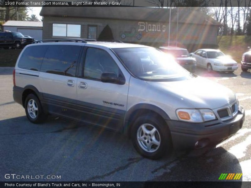 Bright Silver Metallic / Gray 1998 Pontiac Trans Sport Montana