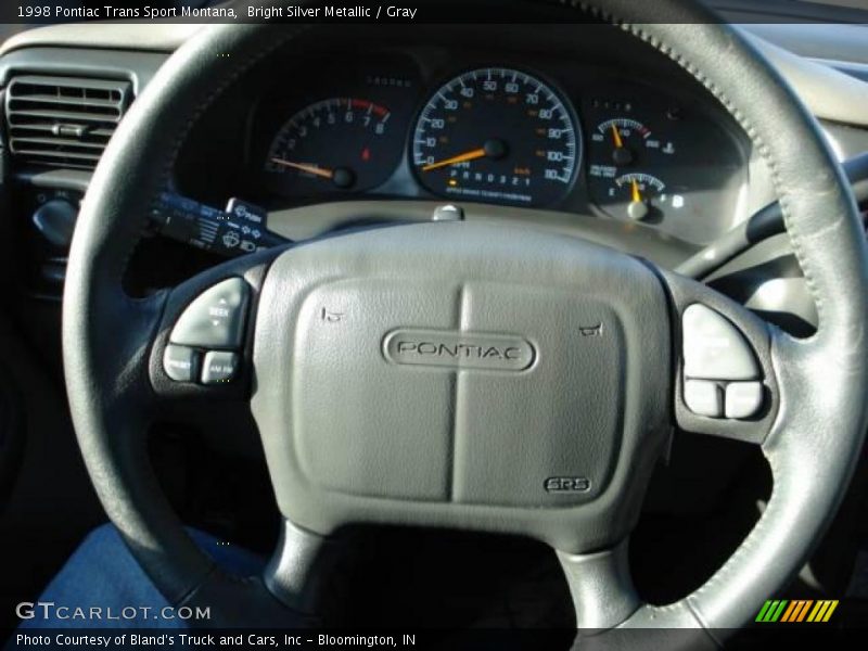 Bright Silver Metallic / Gray 1998 Pontiac Trans Sport Montana