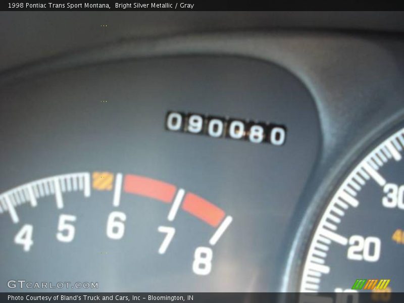 Bright Silver Metallic / Gray 1998 Pontiac Trans Sport Montana