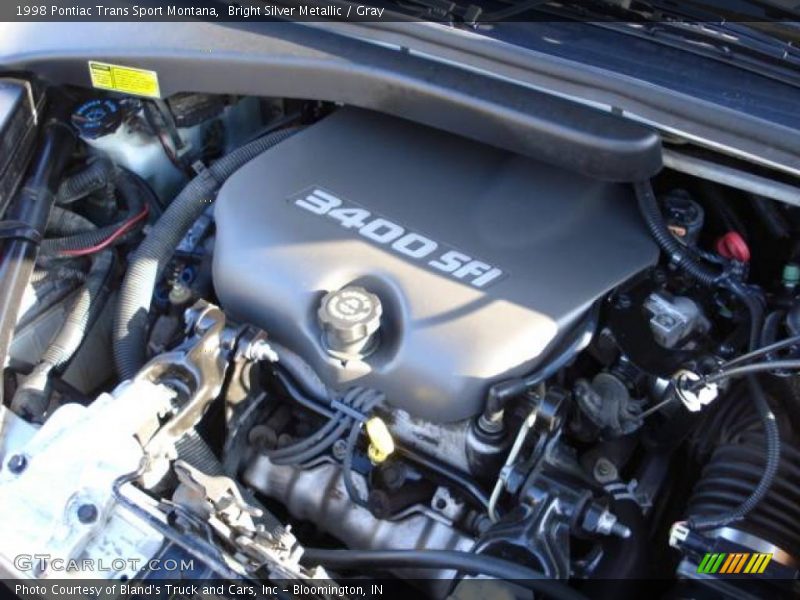 Bright Silver Metallic / Gray 1998 Pontiac Trans Sport Montana