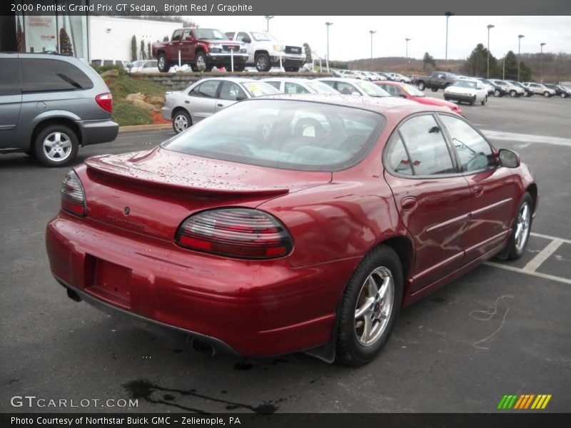 Bright Red / Graphite 2000 Pontiac Grand Prix GT Sedan