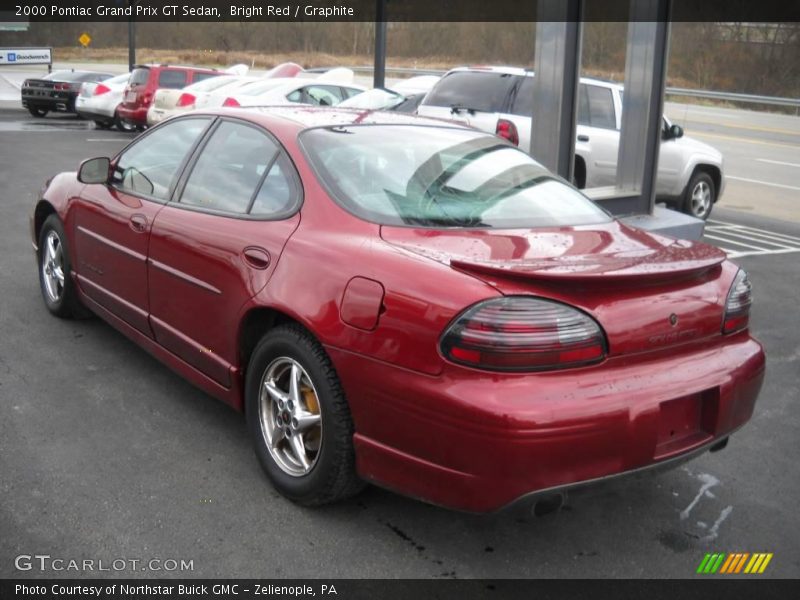Bright Red / Graphite 2000 Pontiac Grand Prix GT Sedan