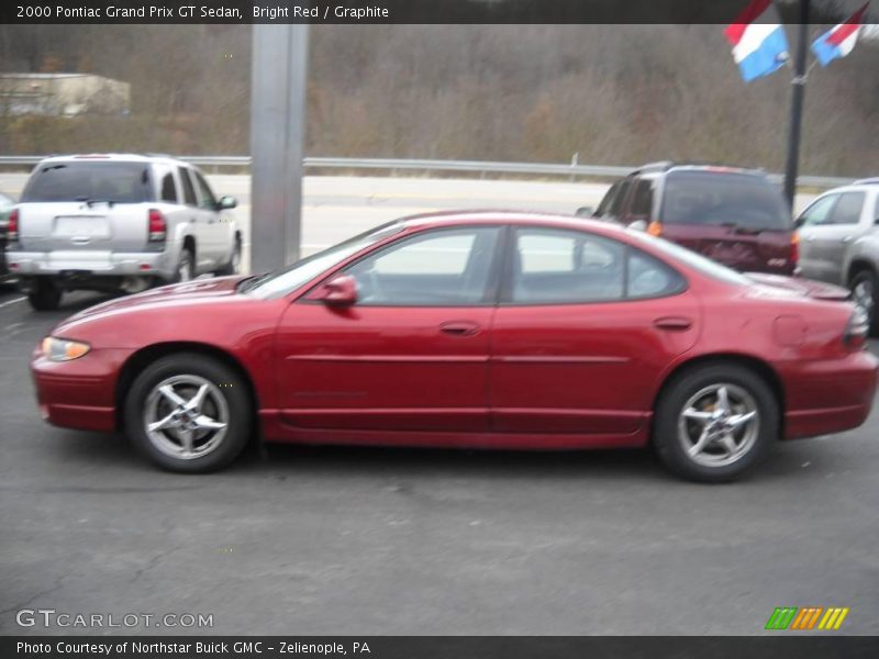 Bright Red / Graphite 2000 Pontiac Grand Prix GT Sedan