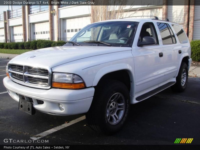 Bright White / Dark Slate Gray 2003 Dodge Durango SLT 4x4