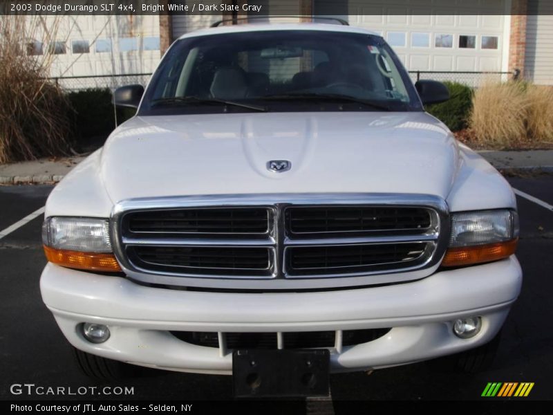 Bright White / Dark Slate Gray 2003 Dodge Durango SLT 4x4
