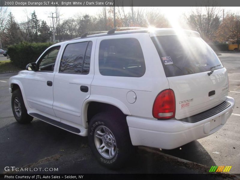 Bright White / Dark Slate Gray 2003 Dodge Durango SLT 4x4
