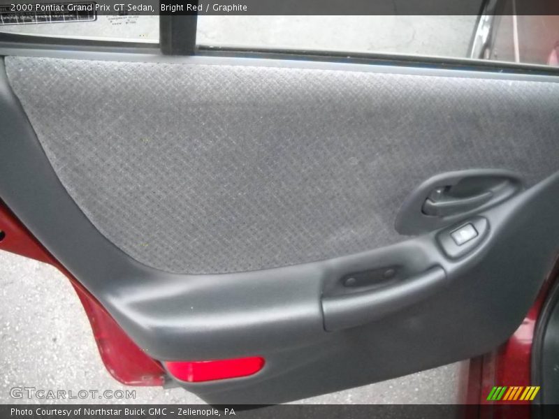 Bright Red / Graphite 2000 Pontiac Grand Prix GT Sedan