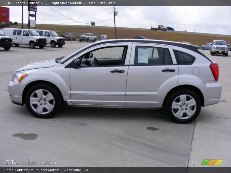 Bright Silver Metallic / Pastel Slate Gray 2007 Dodge Caliber SXT