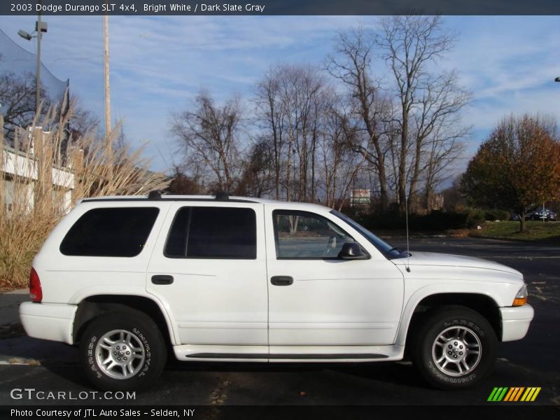 Bright White / Dark Slate Gray 2003 Dodge Durango SLT 4x4