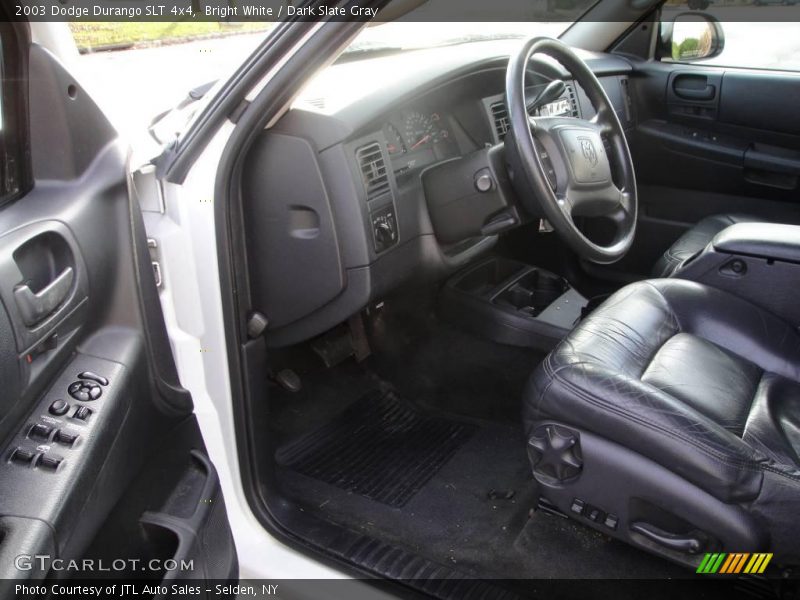 Bright White / Dark Slate Gray 2003 Dodge Durango SLT 4x4