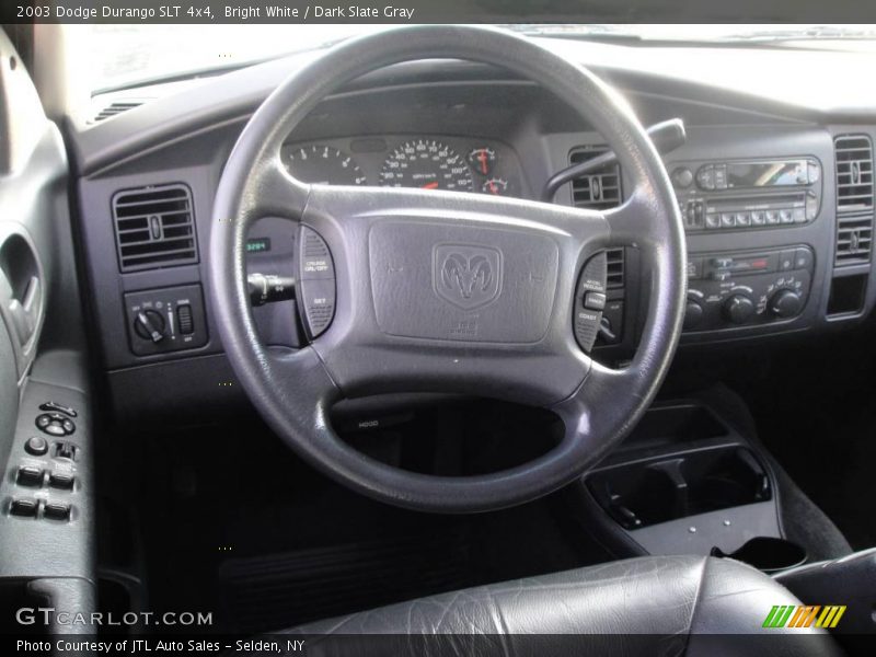 Bright White / Dark Slate Gray 2003 Dodge Durango SLT 4x4