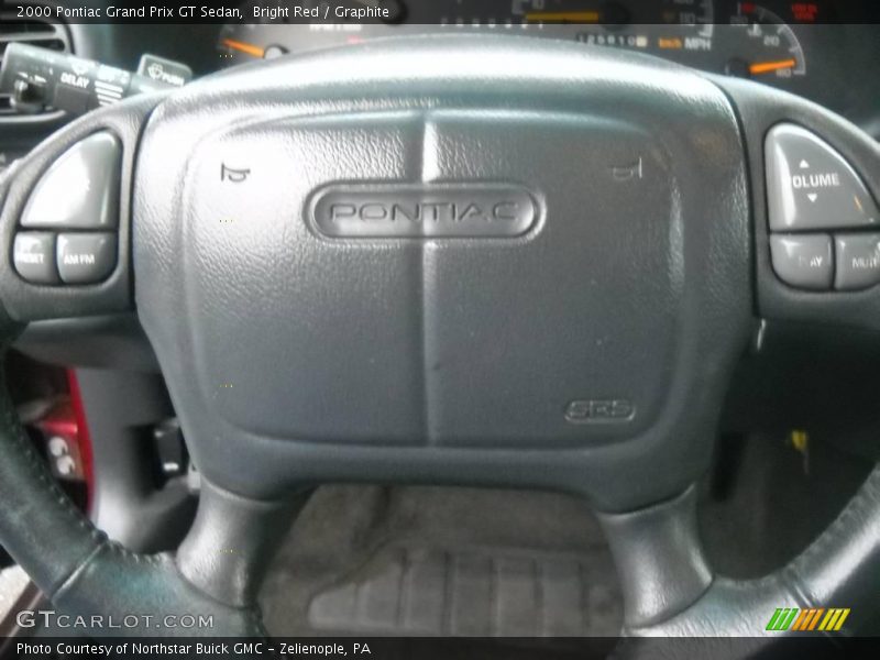 Bright Red / Graphite 2000 Pontiac Grand Prix GT Sedan