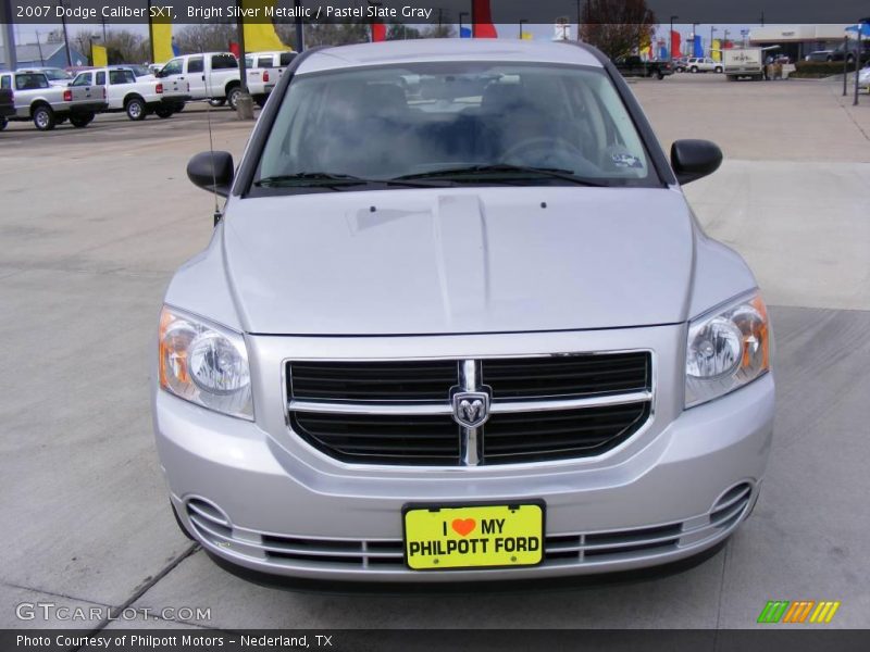 Bright Silver Metallic / Pastel Slate Gray 2007 Dodge Caliber SXT