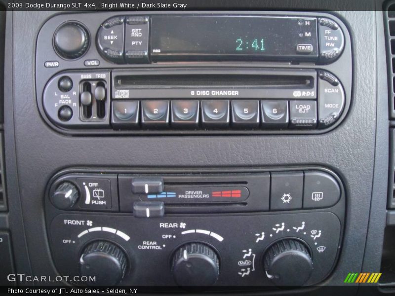 Bright White / Dark Slate Gray 2003 Dodge Durango SLT 4x4